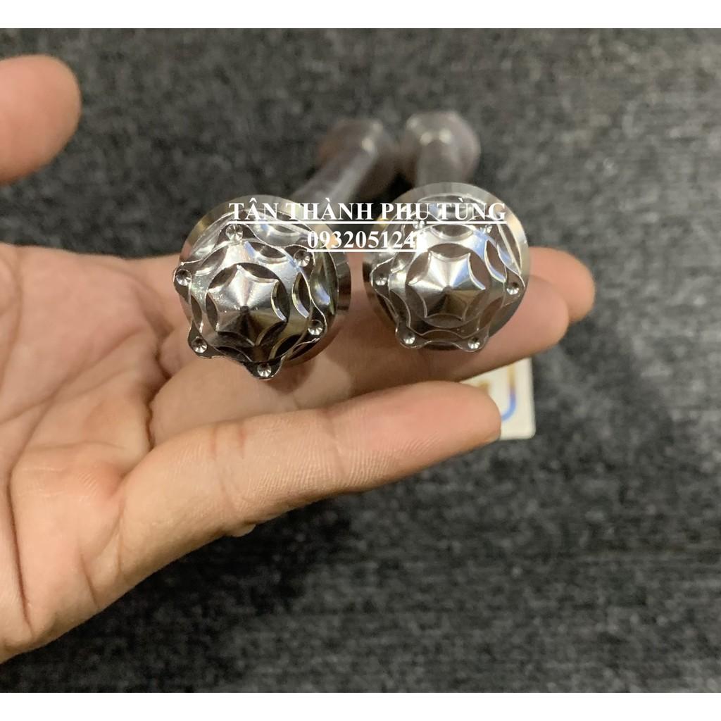 Cốt Inox kèm Tán đầu bích dành cho xe DREAM, WAVE