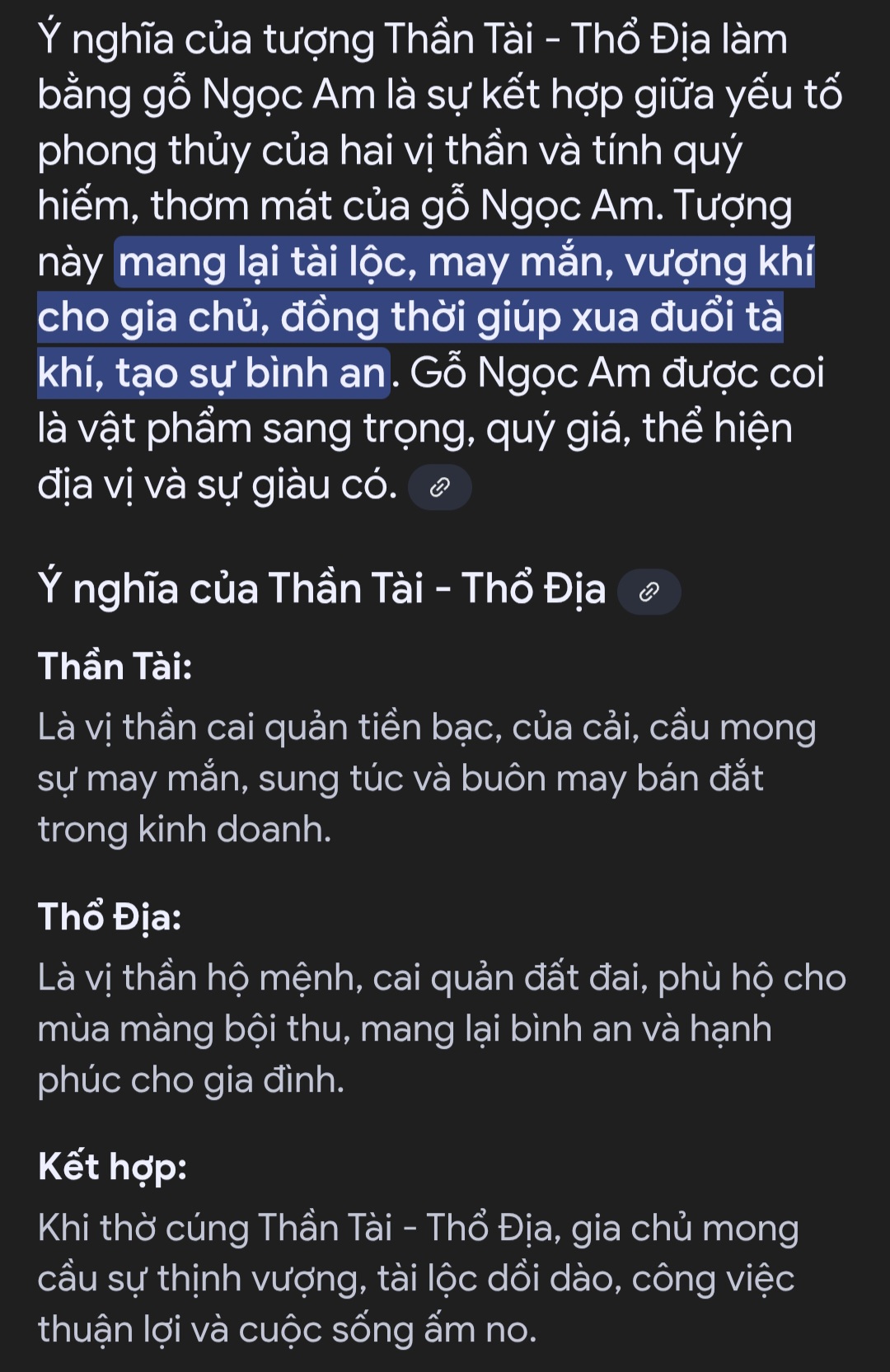 Cặp  thần tài  thổ địa  phong thủy cầu tài lộc bằng gỗ ngọc Am thơm nức cao 20x11x10cm