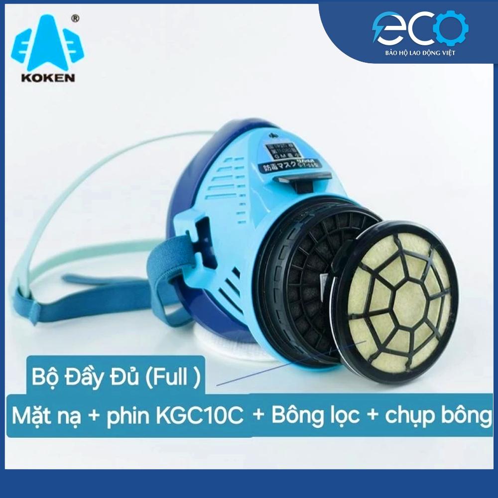 Combo 4 Món Mặt Nạ Koken G7 – Phun Sơn, Phun Thuốc, Chống Bụi, Hóa Chất Nhật Bản