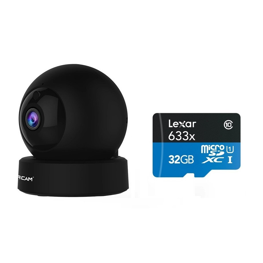 Combo Camera ip wifi không dây G43s 1080p 2MB Vstarcam , Kèm thẻ 32GB A1 4K Lexar - Hàng chính hãng