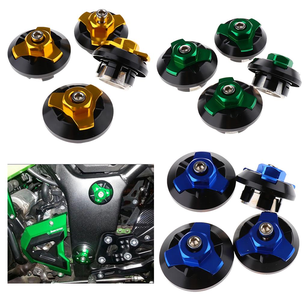 Motorcycle Frame Fairing Bolt Hole Cap Cover Plug For Kawasaki NINJA250/Z250
