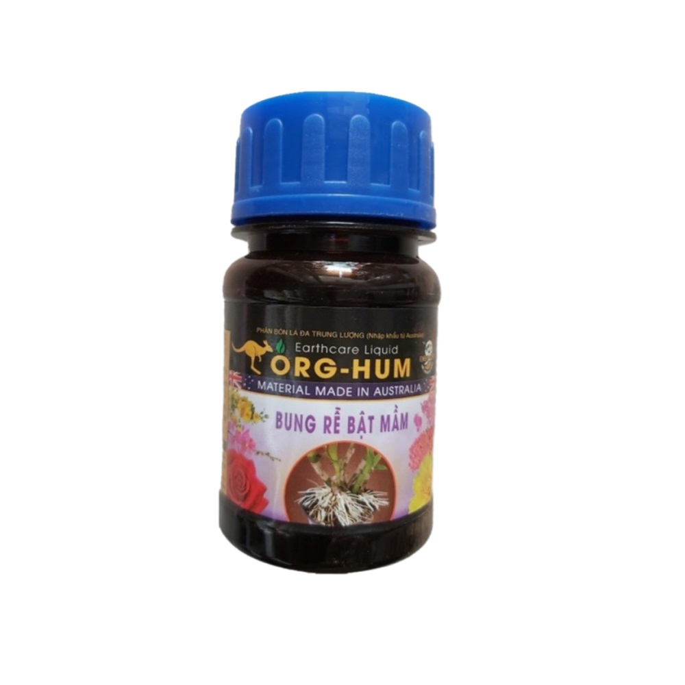 Phân bón lá ORG HUM giúp bung rễ bật mầm chuyên dùng cho hoa Lan - hoa Hồng và các loại cây cảnh