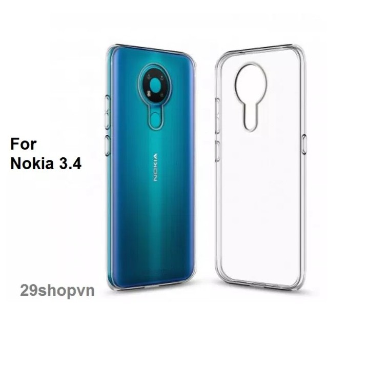 Ốp lưng trong bảo vệ camera dành cho Nokia 5.4 , Nokia 3.4, Nokia 7.2, Nokia 8.3, Nokia 5.3 - Hàng Nhập Khẩu