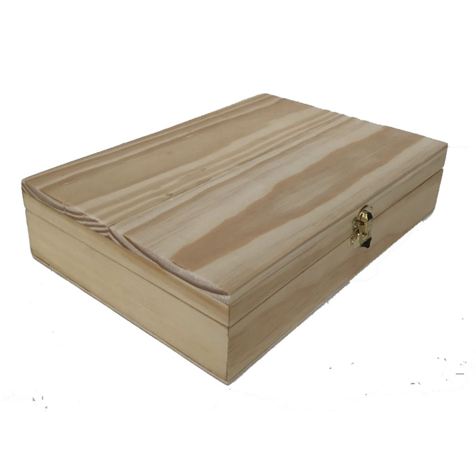Hộp đựng trang sức cưới hình chữ nhật, được làm bằng 100% gỗ thông cao cấp, . kiểu dáng sang trọng giúp cất giữ trang sức như nhẫn cưới , dây chuyền ...