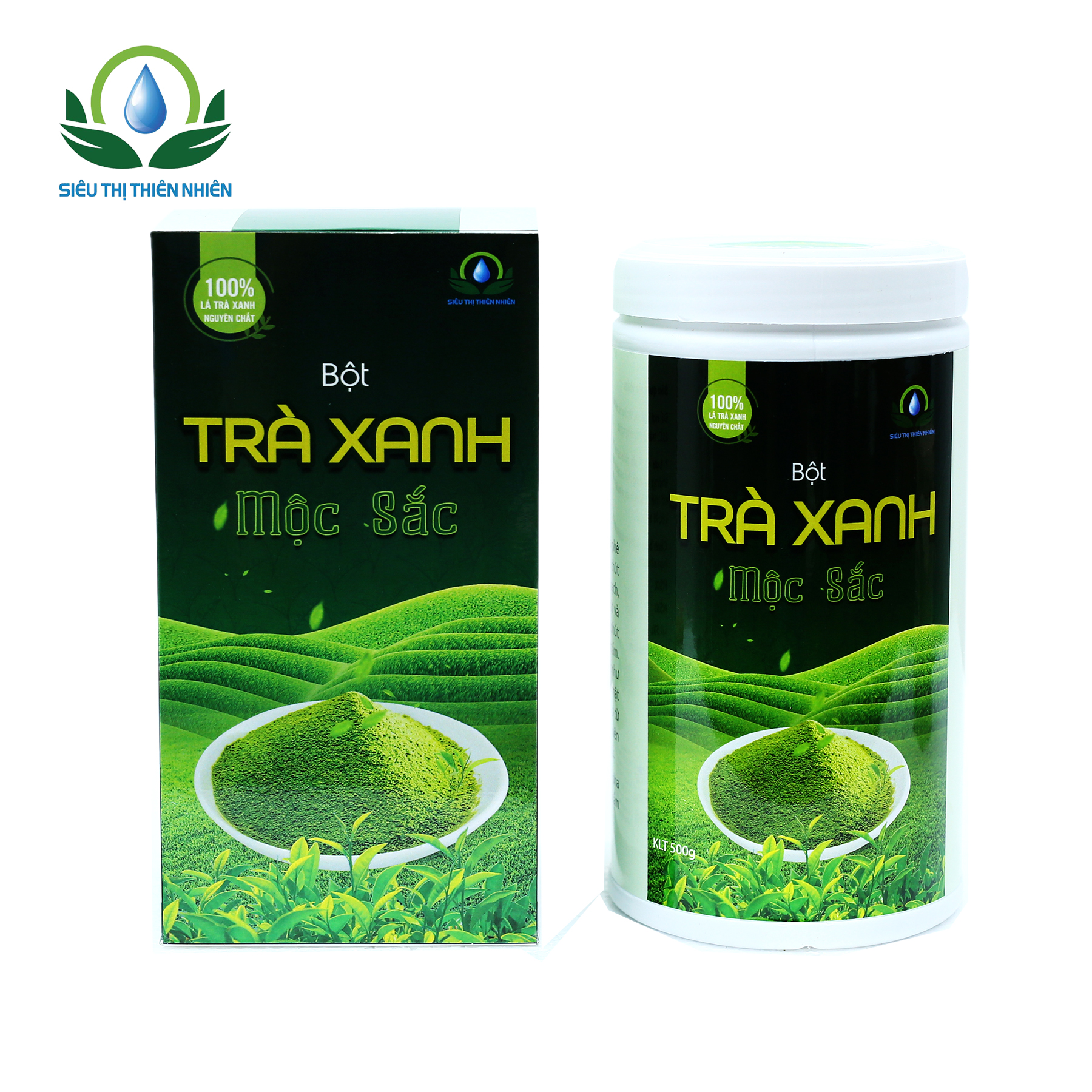 Bột Trà Xanh Mộc Sắc Hộp 500g