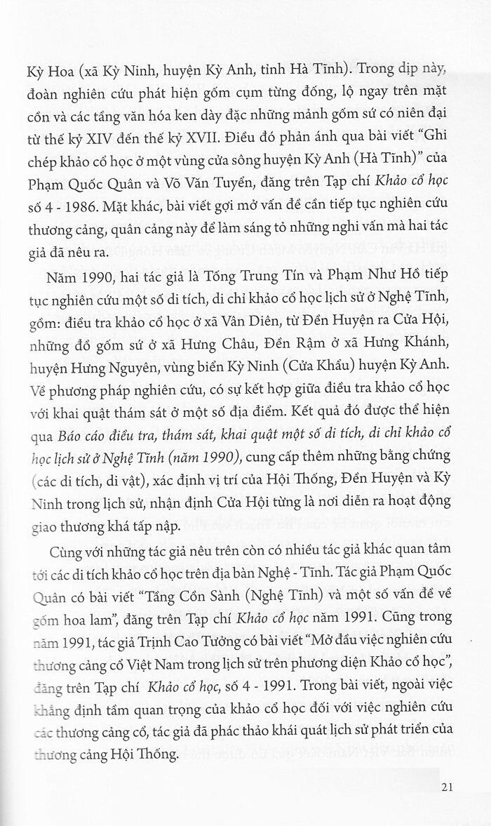 Các Thương Cảng Ven Biển Bắc Trung Bộ Thế Kỷ X - XIX