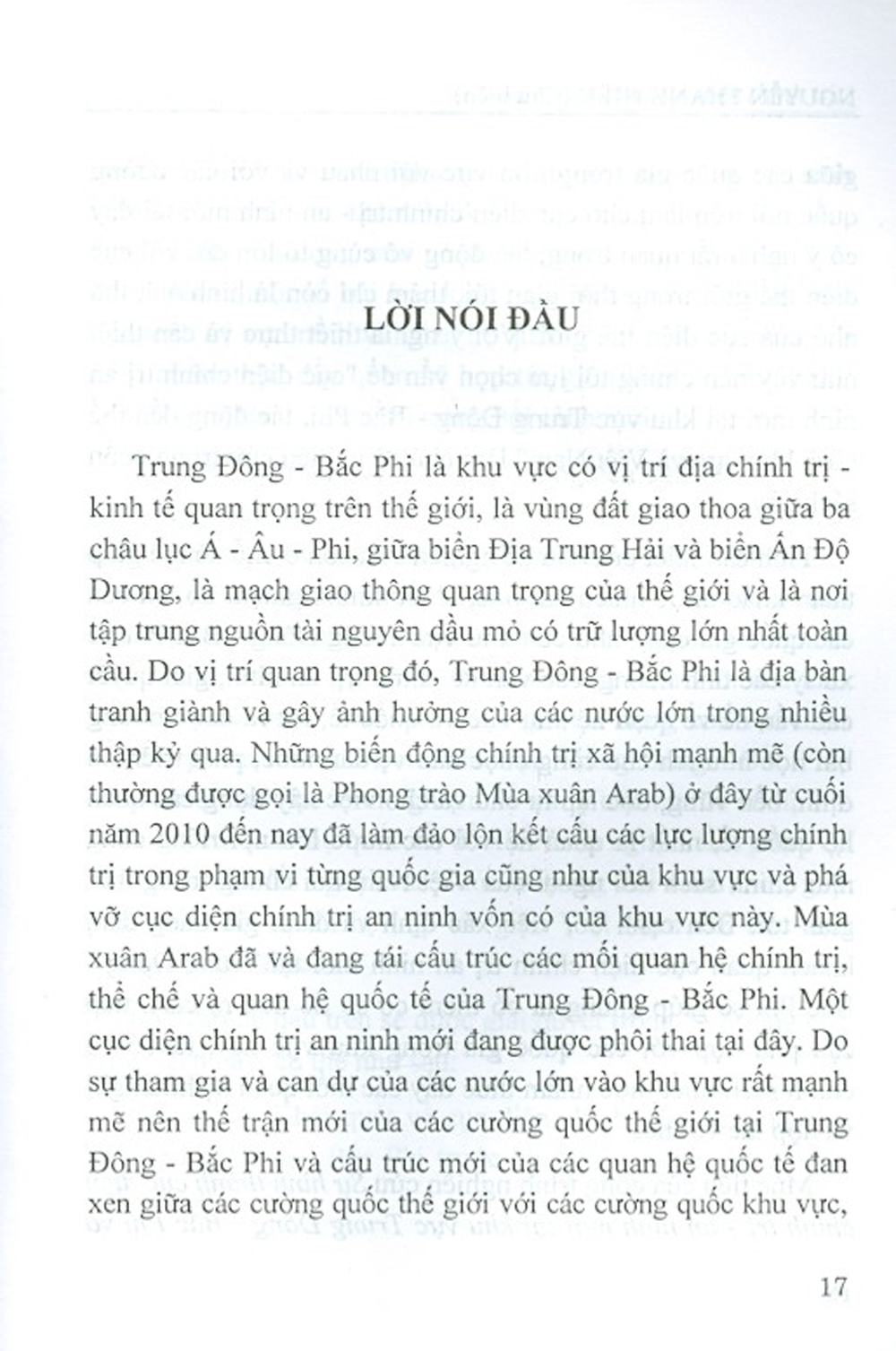 Sự Hình Thành Cục Diện Chính Trị - An Ninh Mới Tại Khu Vực Trung Đông - Bắc Phi Và Tác Động