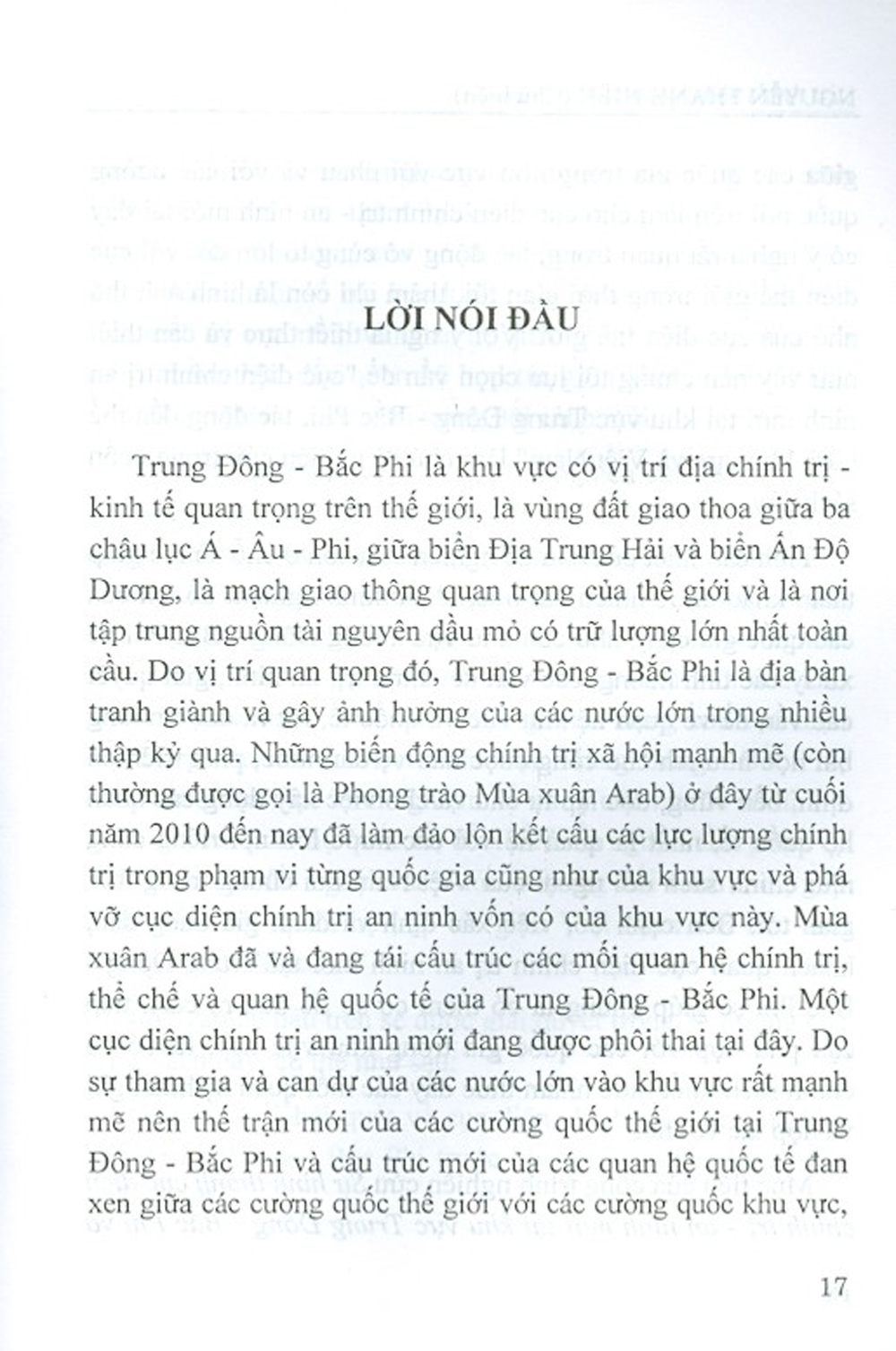 Sự Hình Thành Cục Diện Chính Trị - An Ninh Mới Tại Khu Vực Trung Đông - Bắc Phi Và Tác Động