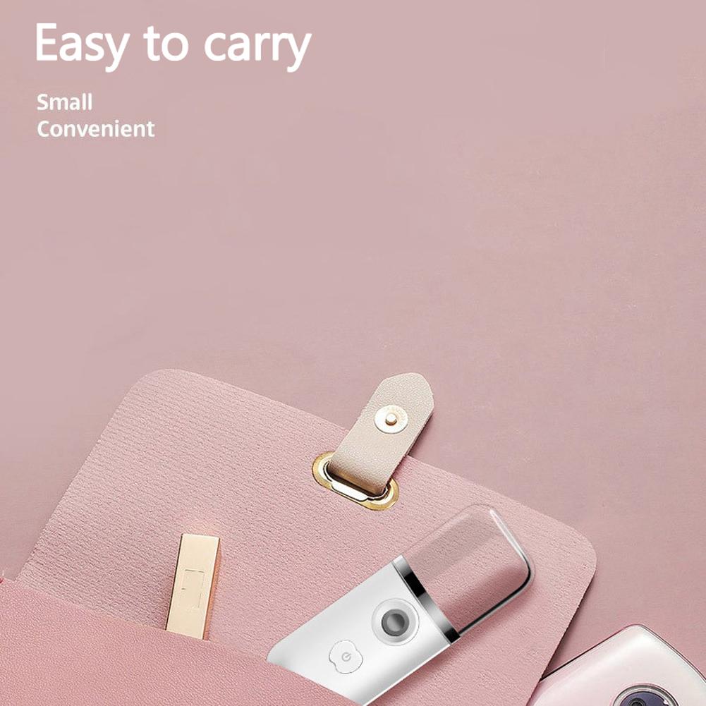 Máy phun hơi xông da mặt mini di động sạc điện USB