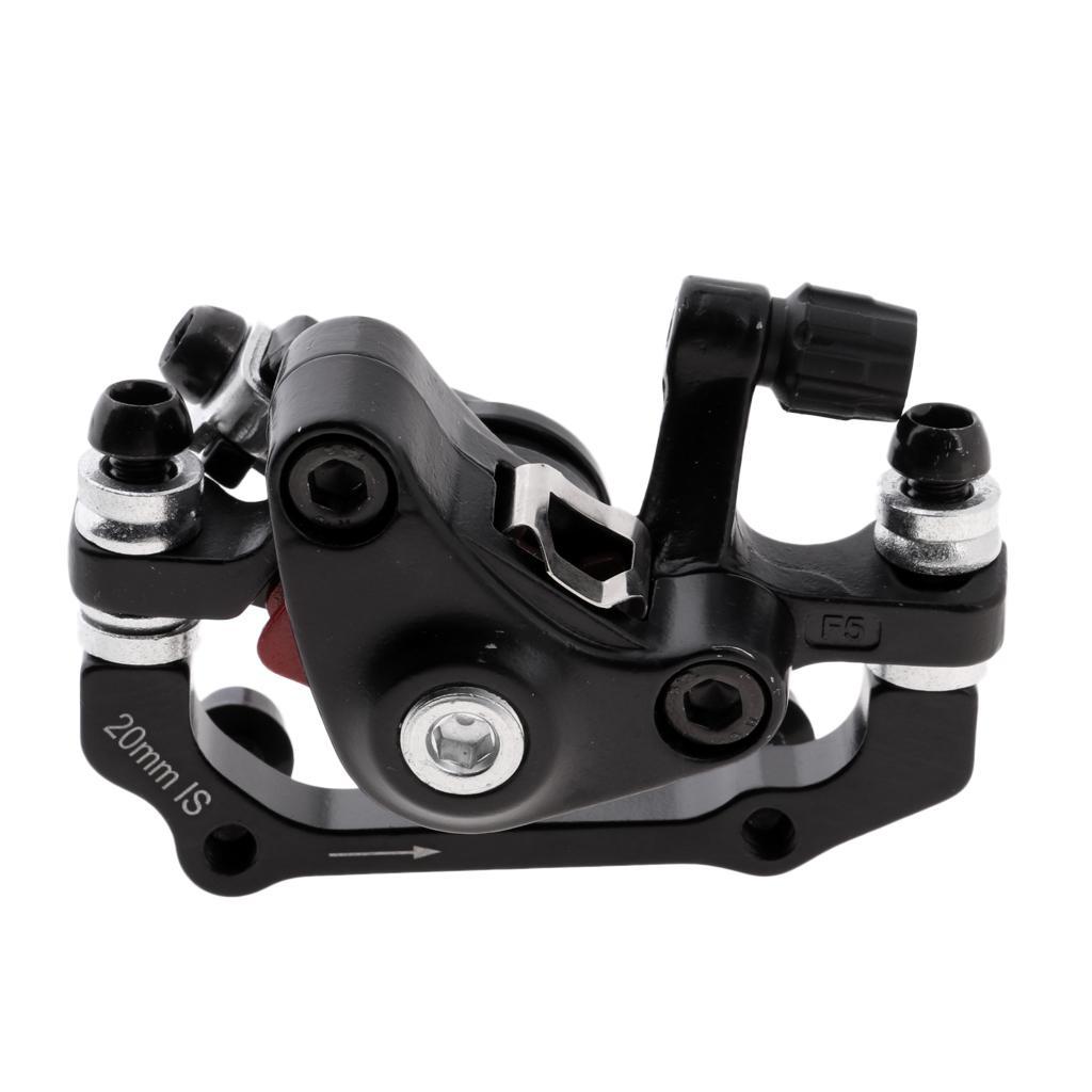 2xBike Disc Brake Rotor Mechanical Caliper 160mm Cable Set Rear Caliper Rotor