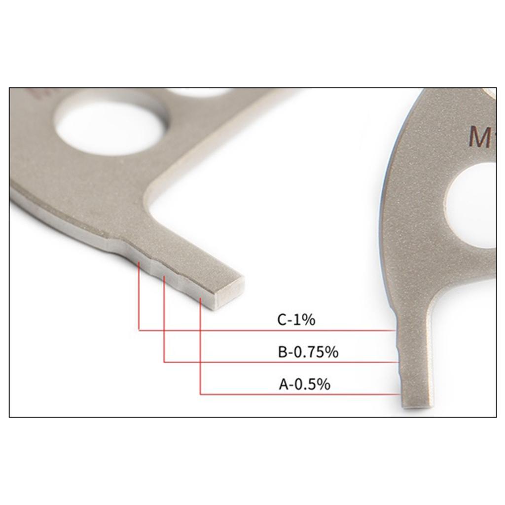 Bike Chain Wear Indicator Gauge Checker Stretched Tool Chain Hook