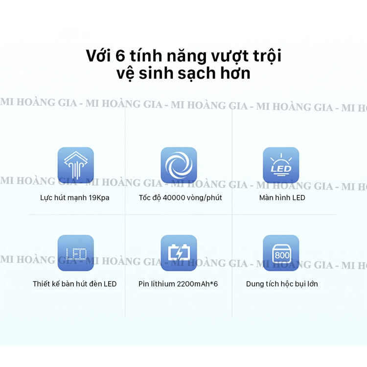 Máy hút bụi không dây Xiaomi Lydsto YM-V9-03 - Hàng nhập khẩu