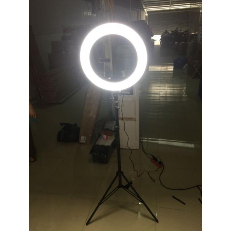 ĐÈN LIVE STREAM PRO 45CM, ĐÈN CHỤP HÌNH, MAKEUP ÁNH SÁNG TRẮNG GIÚP LÊN HÌNH CỰC ĐẸP