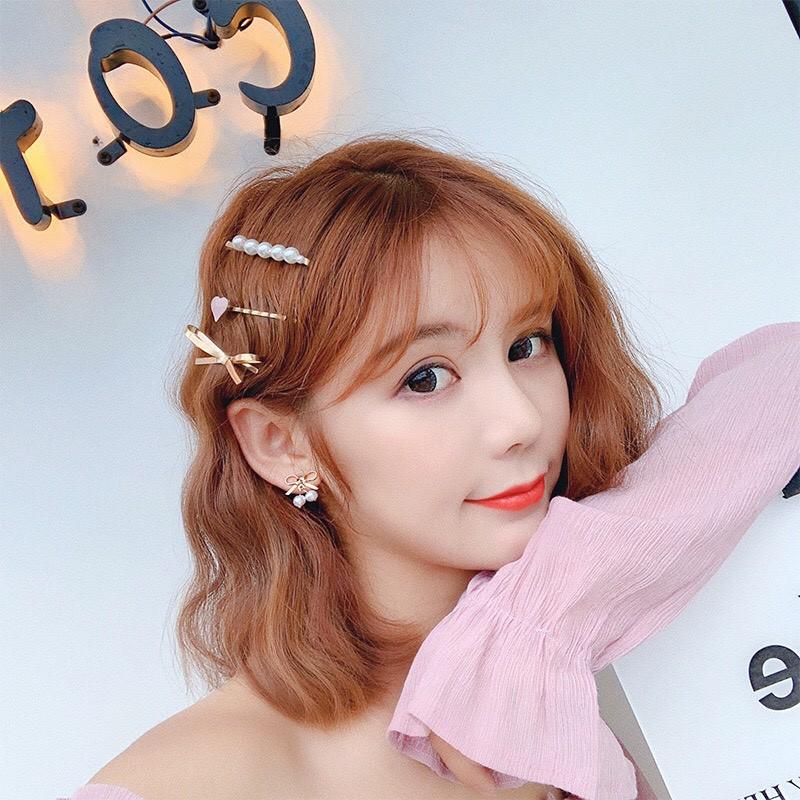 SET 3 KẸP TÓC TIỂU THƯ HÀN QUỐC XINH XẮN Tatitava