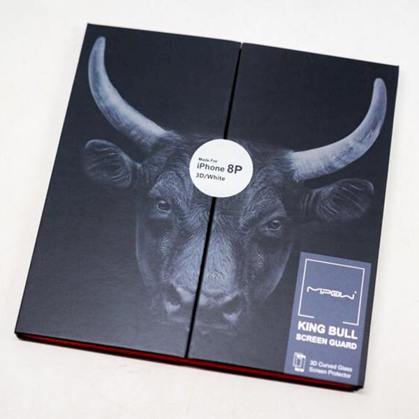 Miếng dán màn hình cường lực Mipow Kingbull 3D dành cho iPhone 7/8 - Hàng Chính Hãng