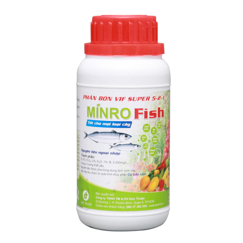 Phân cá thủy phân cho phong lan và mọi loại cây trồng khác Minro Fiish