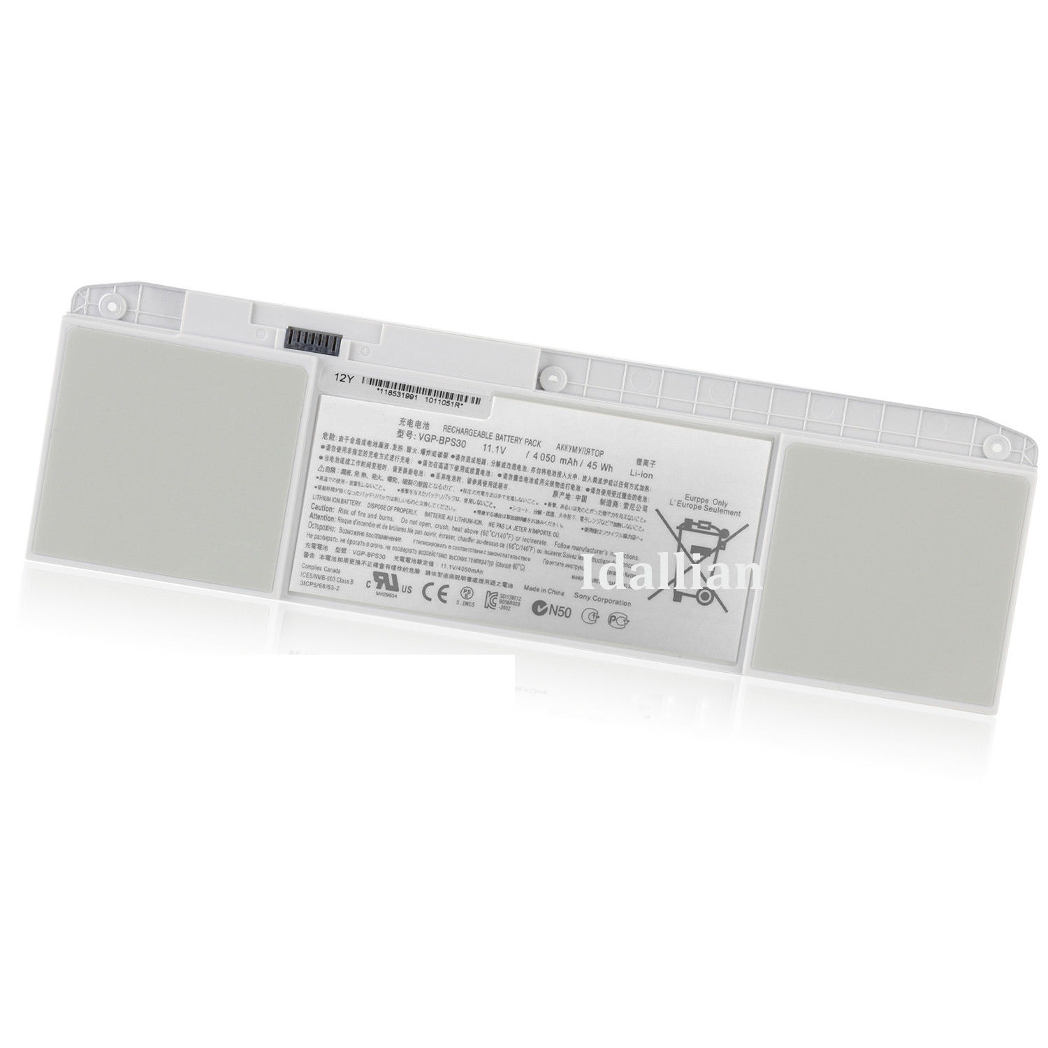 Pin dành cho laptop Sony Vaio BPS30 | Battery Sony VGP-BPS30 hàng nhập khẩu