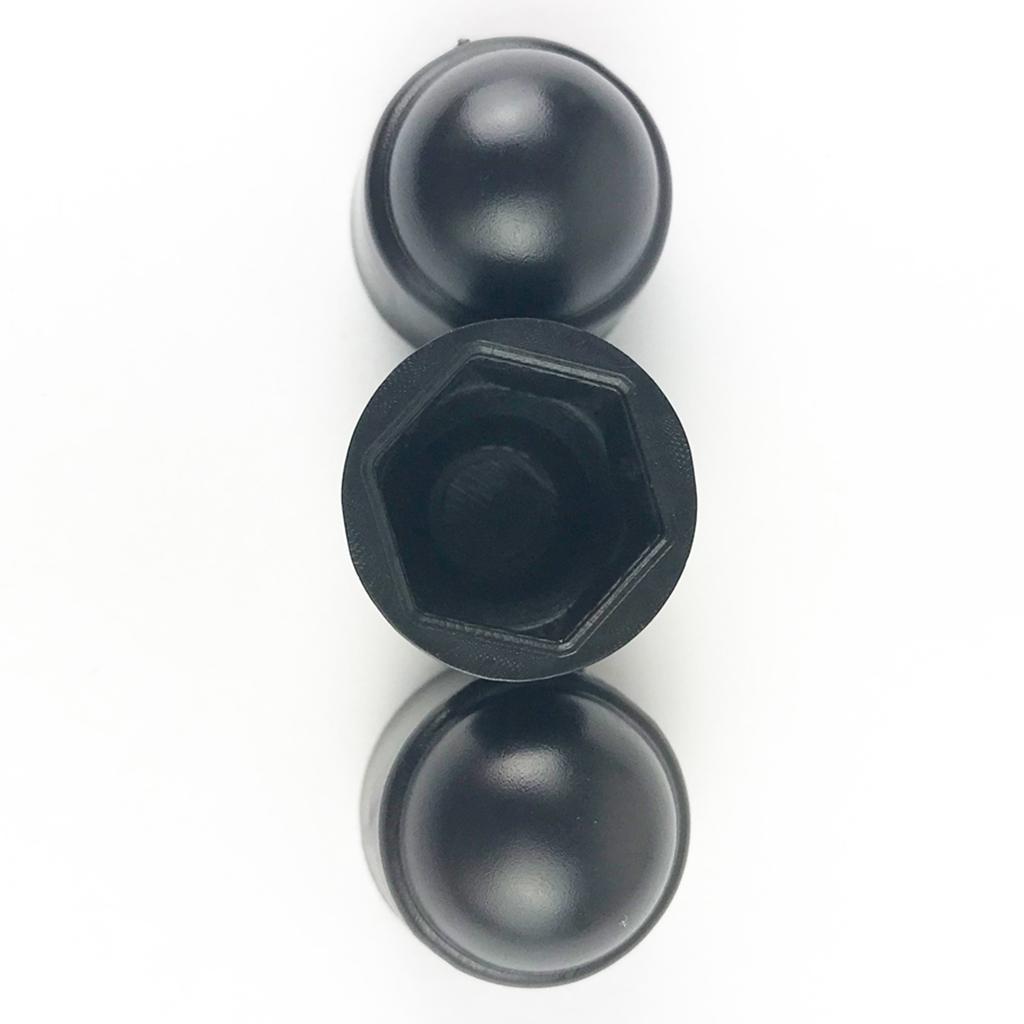 10PCS Black Hexagonal Wheel Nut Bolt Tire Screw Cover Cap Dust Cover 18mm M8