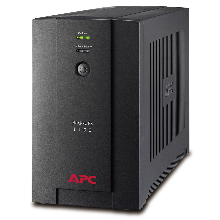 Bộ lưu điện: APC Back-UPS 1100VA, 230V, AVR, Universal and IEC Sockets - BX1100LI-MS - Hàng Chính Hãng