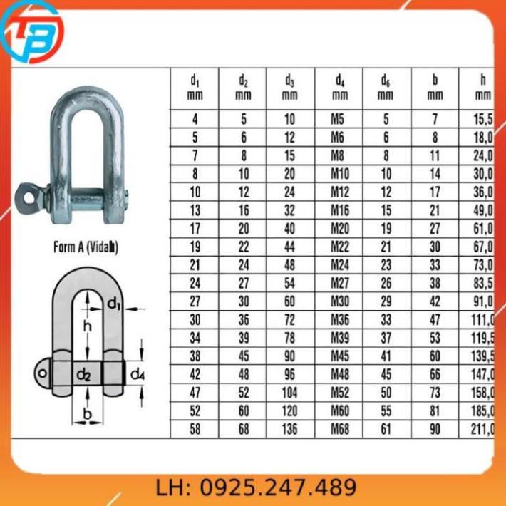 Ma ní U INOX 304 CÁP THÉP Thái Bình VinàN