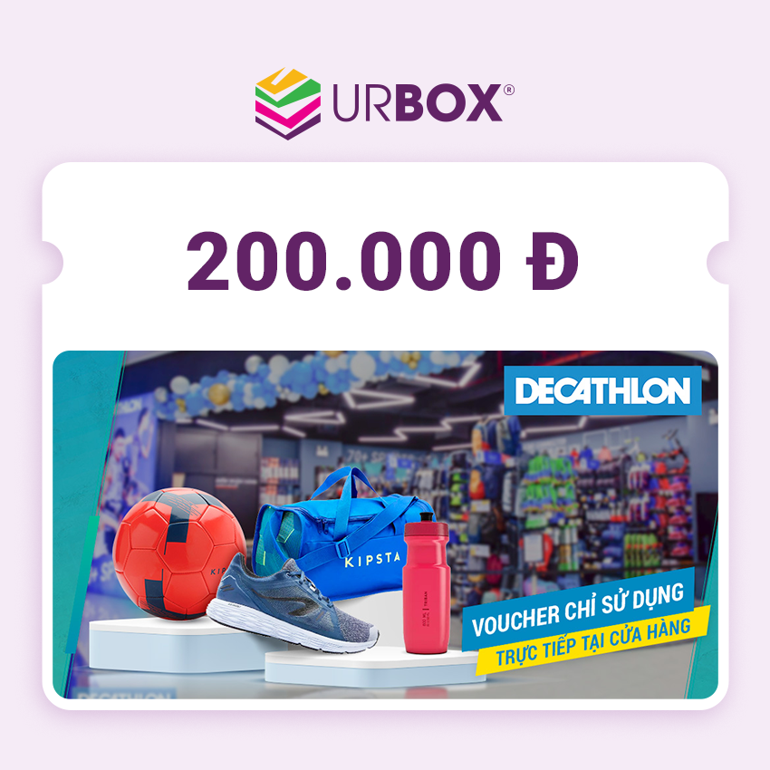 eVoucher Decathlon trị giá 200.000 VNĐ áp dụng tại CỬA HÀNG