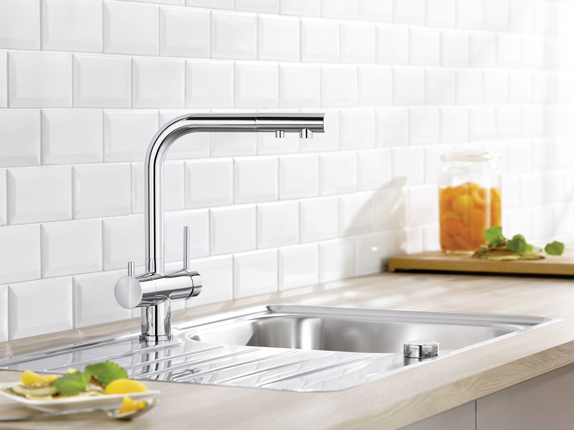 Vòi rửa bát Blanco FONTAS II Chrome 523128 hàng chính hãng