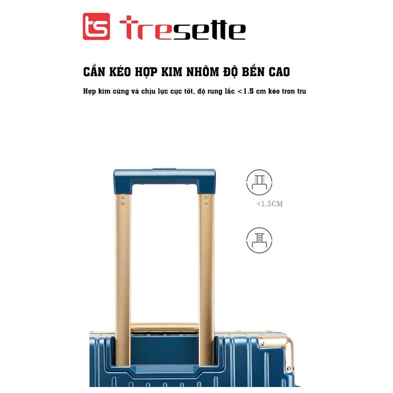 [SIZE 20 INCH] Vali khóa sập cao cấp nhập khẩu Hàn Quốc Tresette 1175