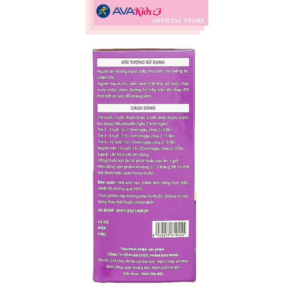 Siro Avisure Muno tăng cường sức đề kháng 100 ml (từ 0 tháng)