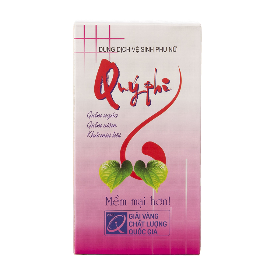 Dung Dịch Vệ Sinh Phụ Nữ Quý Phi (120ml) - Đỏ