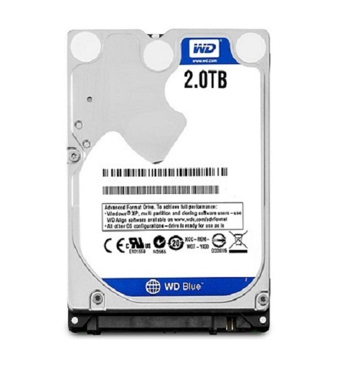 Ổ Cứng HDD Western Digital (WD) Blue Disk 2TB WD20SPZX -- Hàng Chính hãng