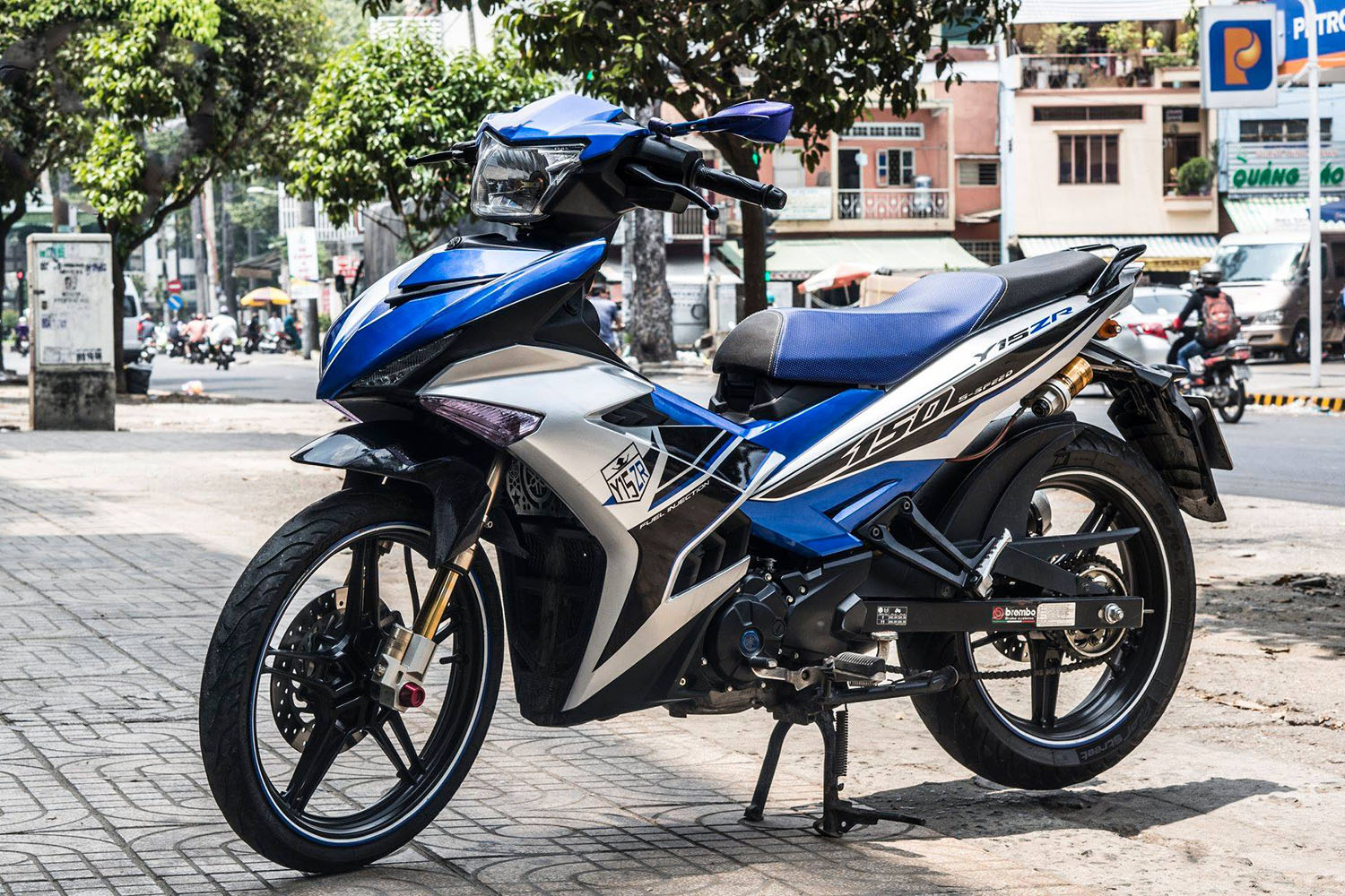 Tem trùm Exciter 150 Y15ZR Xanh Bạc