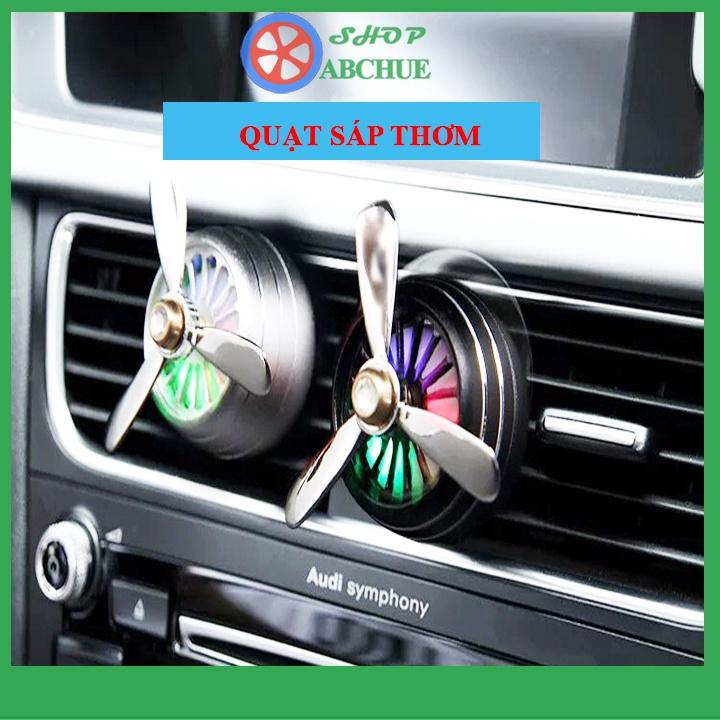 Quạt sáp thơm có led nhiều màu cài cửa gió điều hòa ô tô