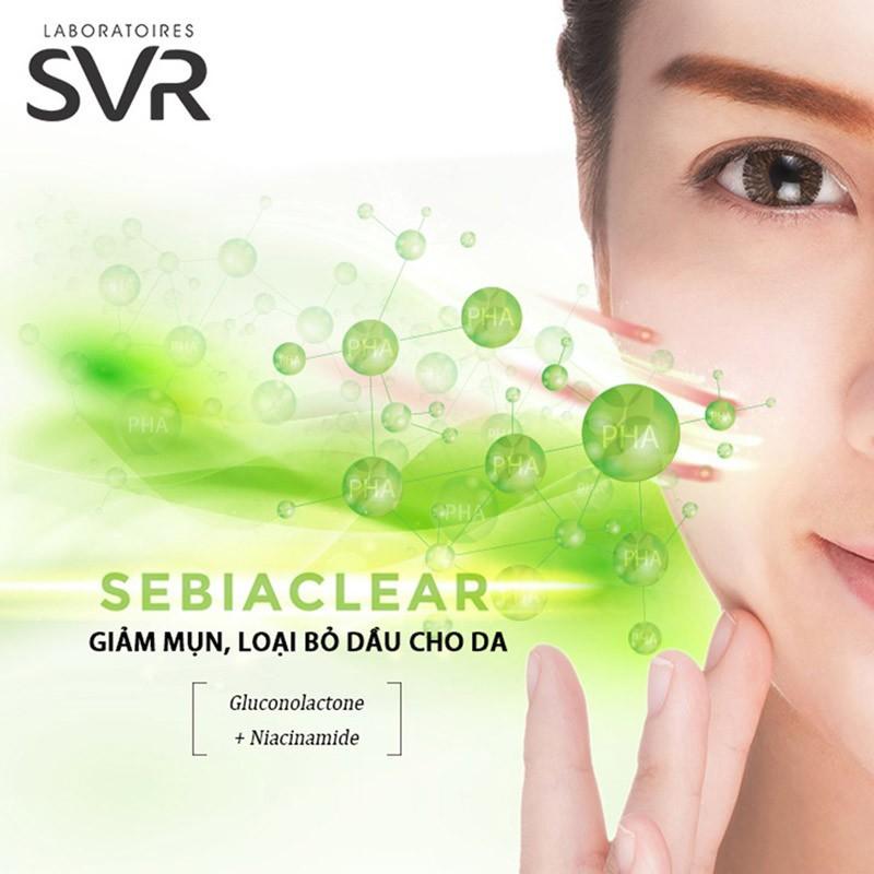 Gel Rửa Mặt Không Chứa Xà Phòng Dành Cho Da Dầu SVR Sebiaclear Gel Moussant