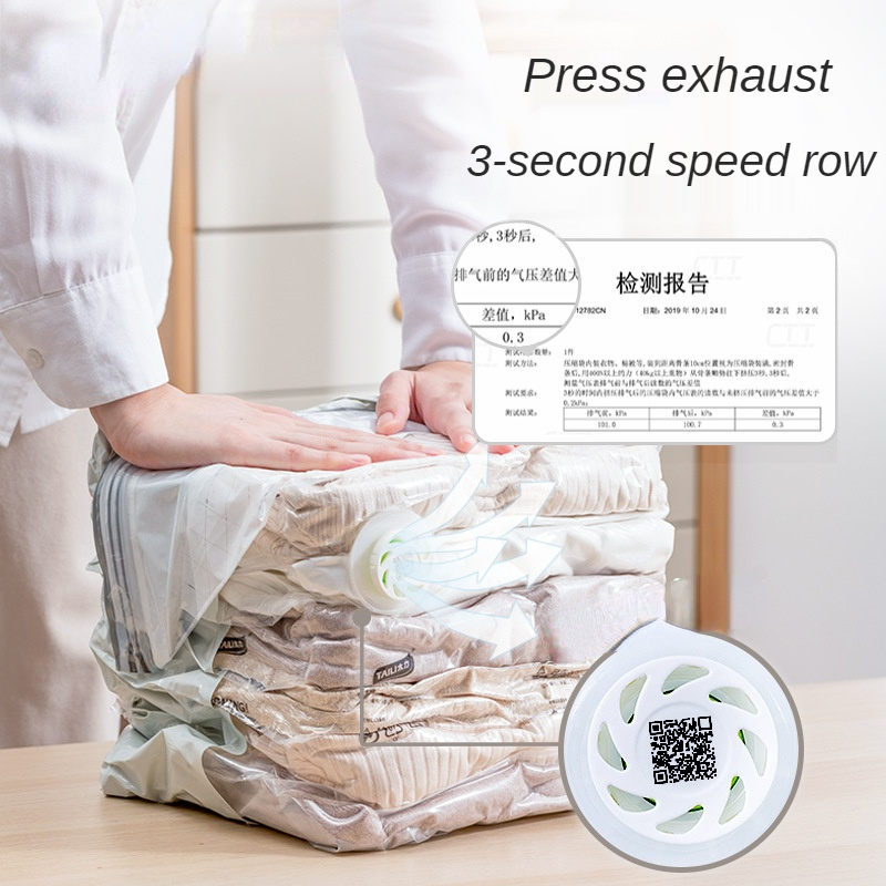 TIANMI Hút Chân Không Nén Túi Hút Không Túi Bảo Quản Hộ Gia Đình Quần Áo Cotton Chần Gòn Hoàn Thiện Quần Áo Túi Hút Chân Không Đóng Gói Túi