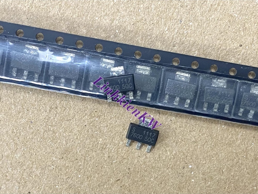 S1117-5.0V AMS1117 1117 Dán, Mới, Chính gốc 100%.