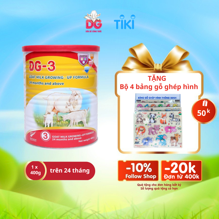 Sữa dê công thức DG-3 GOAT MILK GROWING - UP FORMULA