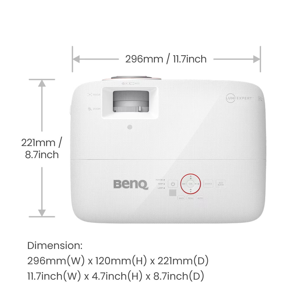 Máy chiếu Full HD BenQ TH671ST độ sáng 3000 ANSI lumens, hàng chính hãng - ZAMACO AUDIO