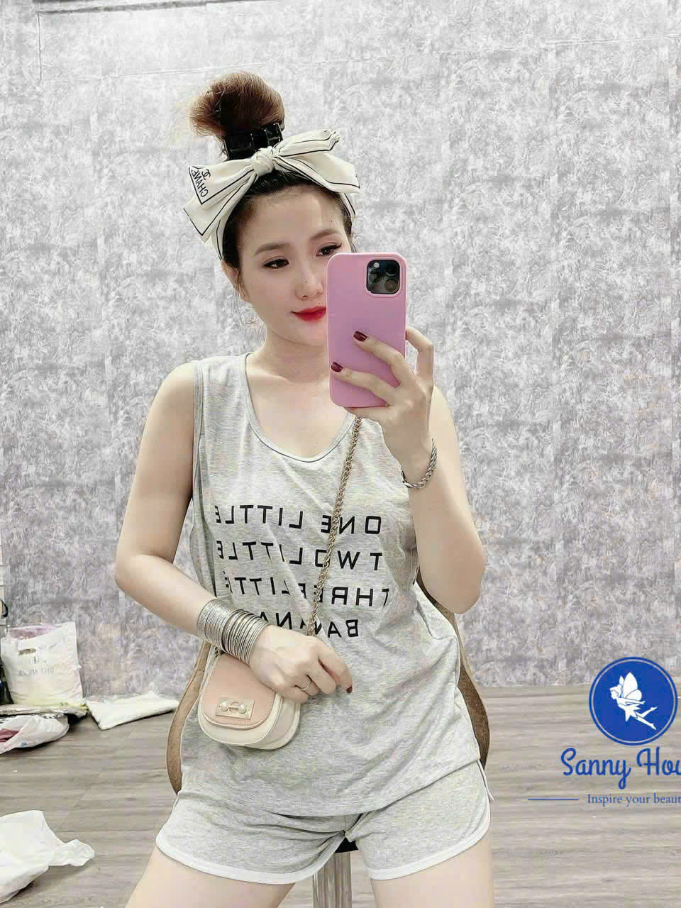Bộ Đồ Thun Cotton 3 Món Năng Động