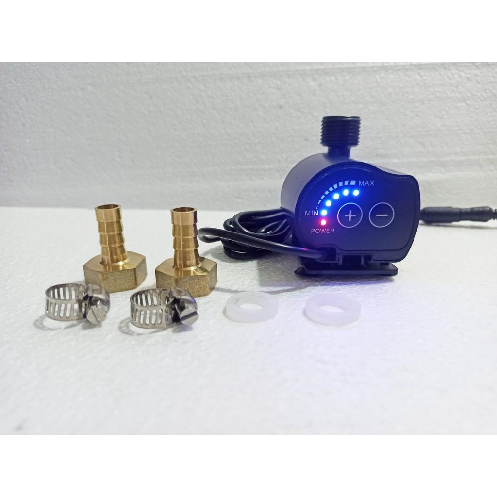 BƠM MINI 12V-15W ĐIỀU CHỈNH ĐƯỢC LƯU LƯỢNG- phụ kiện thủy sinh - shopleo