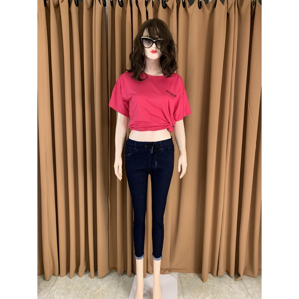  Quần Jean Skinny Thời Trang Nữ Eo Rút Dây Hot Trend 2021