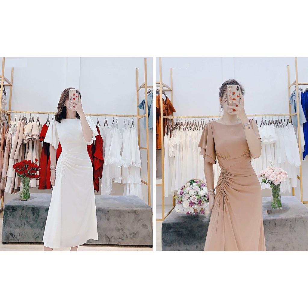 Trợ giá - Đầm thiết kế tay bèo xinh xắn