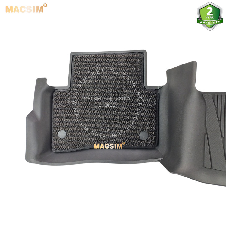 Thảm lót sàn ô tô 2 lớp cao cấp dành cho xe Mercedes Benz C new 2021-2022 nhãn hiệu Macsim 3w