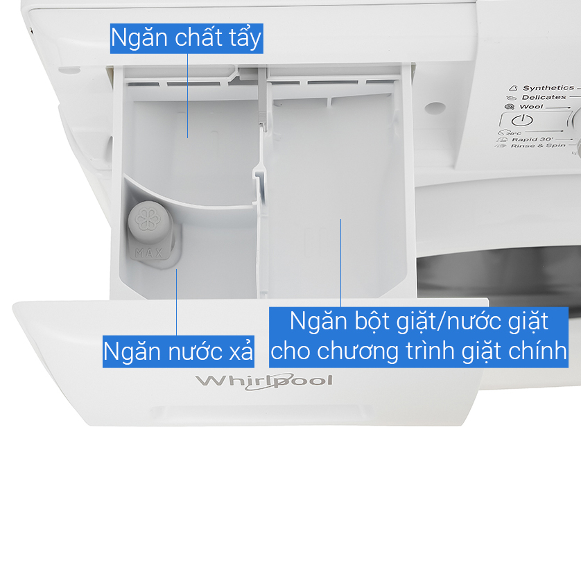 Máy giặt Whirlpool Inverter 8 Kg FFB8458WV EU -  Chỉ giao HCM
