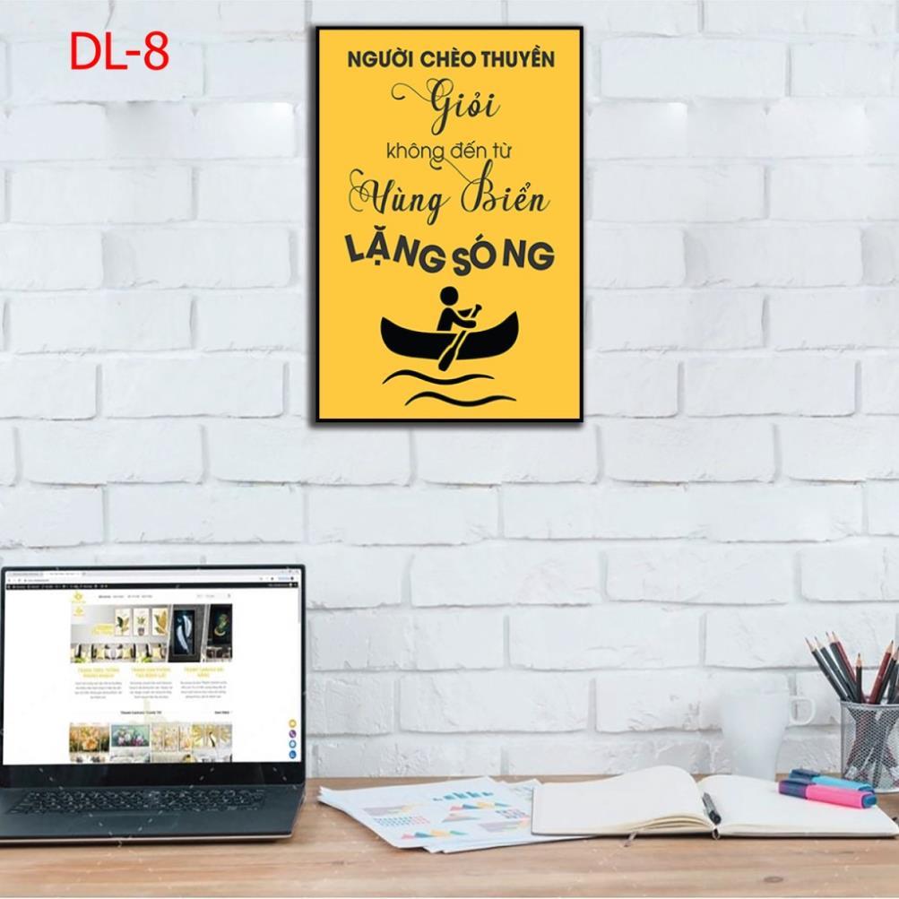Tranh động lực, tranh slogan tạo cảm ứng làm việc, chữ trang trí văn phòng