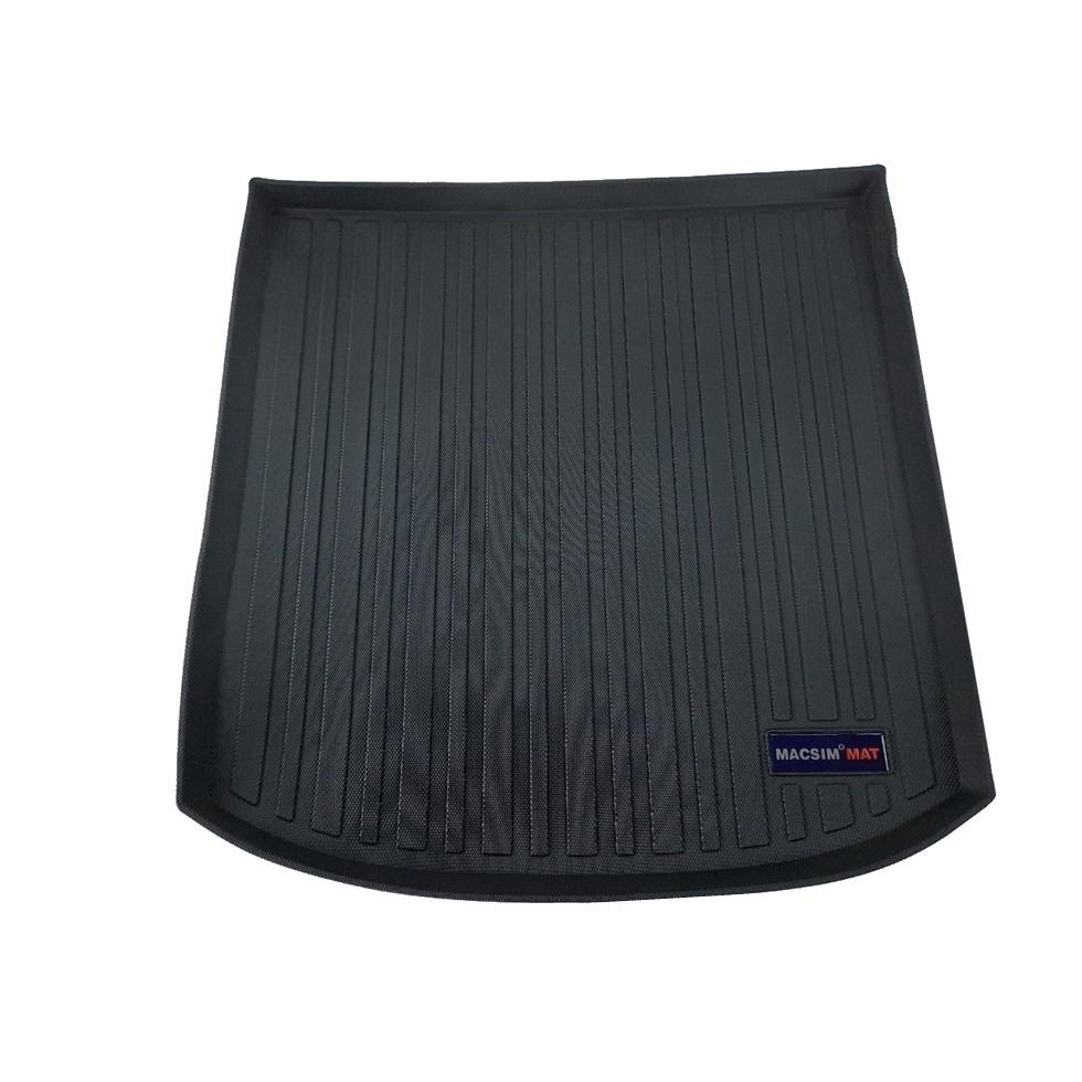 Thảm lót cốp xe ô tô Audi A6 2007-2013 nhãn hiệu Macsim chất liệu TPV cao cấp màu đen