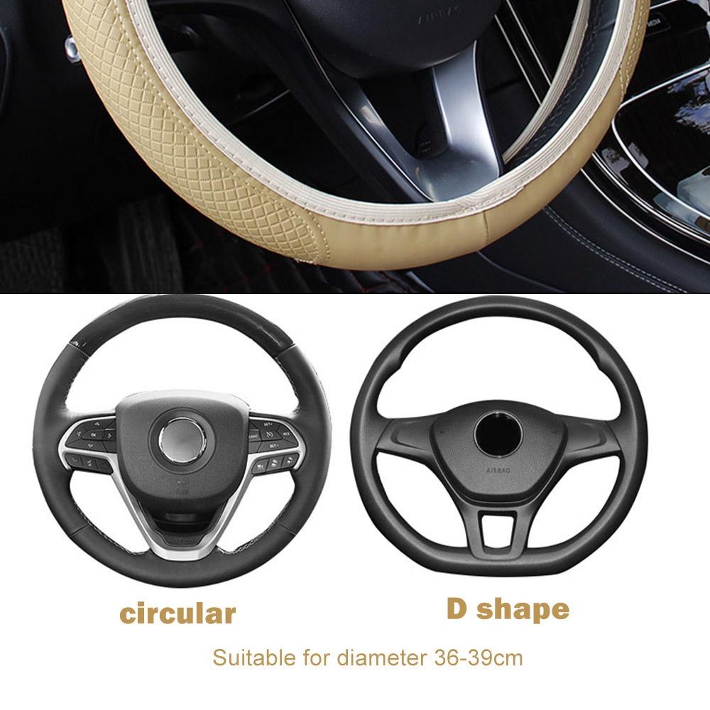 Vỏ bọc vô lăng xe hơi bằng da PU chống trượt tiện dụng