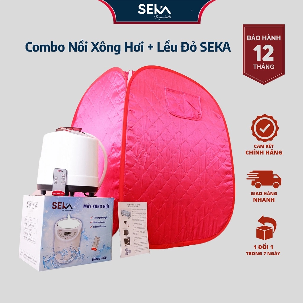 Combo Lều Xông Hơi Và Nồi Xông Hơi SEKA H300 - Hàng Chính Hãng