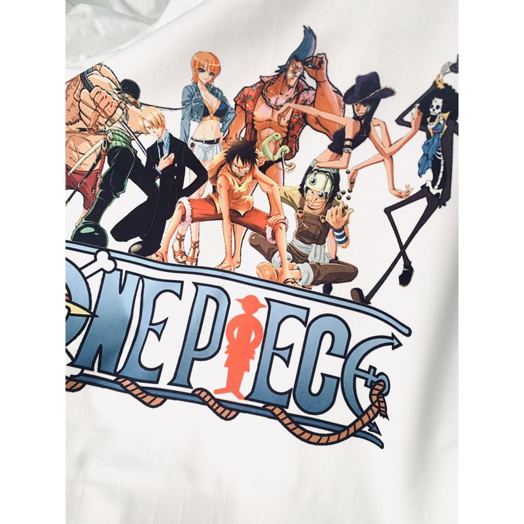 Áo Thun One Piece LUFFY TEAM Cực Đẹp | Áo Phông Băng Mũ Rơm Hải Tặc LUFFY Giá Rẻ OP142