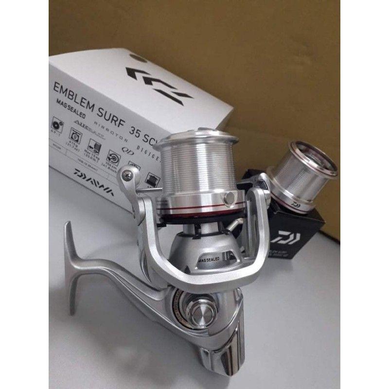 Máy câu cá daiwa chính hãng 2 cối EMBLEM SURF câu lục