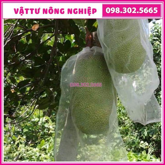 Set 20 Túi Vải Lưới Bọc Mít kích thước 40x50cm Siêu Bền -Chống Ruồi, Chim, Côn Trùng Hút Chích, Chịu Nắng Mưa Qu